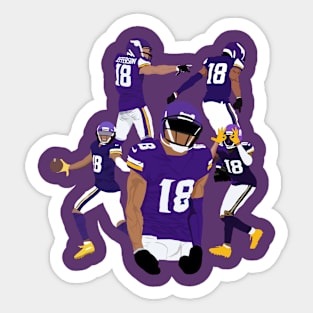 Justin Jefferson Sticker